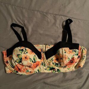 Ava & Viv Floral Bikini Top Size 20W